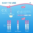 thumbnail image 5 of Pregnancy Tests with Cup, 25 Bulk Pregnancy Test Strips for Home Detection, Over 99% Accuracy, Individually Wrapped Fertility Tests, Extra-Wide 5mm HCG Test Kit Comfortable Grip, Pruebas De Embarazo, 5 of 8