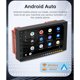 thumbnail image 3 of Riwesomey Radio estéreo inalámbrica para coche, dispositivo con doble Din, ABS AM/FM, compatible con radio estéreo para coche, 2DIN, Bluetooth Combinaciones de reproductor de DVD/TV para coche, 3 of 6
