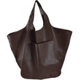 thumbnail image 1 of Women's Large Handbag, Oversized Leather Tote, Oversized Bucket Purse and Work Tote, 1 of 5