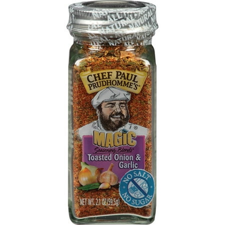 Chef Paul Prudhomme's Magic Toasted Onion & Garlic Seasoning Blend, 2.1 oz, (Pack of (Best Of The Onion)