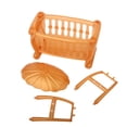 thumbnail image 2 of Accesorio de Muebles de Dormitorio de Cuna de Plástico Con Toldo para Muñeca Kelly Hugo Cuna, 2 of 10