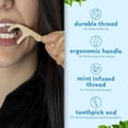 thumbnail image 4 of The Humble Co. Single Thread Dental Floss Picks, Mint, 200 Pieces, 4 of 7
