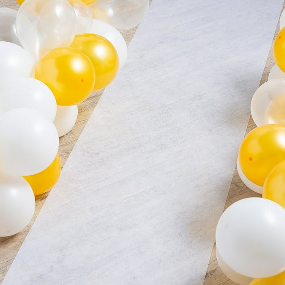 2 Ft. x 15 Ft. White Nonwoven Polyester Aisle Runner