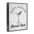 thumbnail image 2 of Stupell Industries Mid-Century Dirty Martini Social Club Black Framed Giclee Art, 11 x 14, by Lettered and Lined, 2 of 8