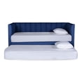 thumbnail image 2 of Cama Doble de Lino Azul Makora Modelo Gambino No Incluye Colchones, 2 of 8