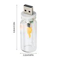 thumbnail image 3 of Mini Transparent USB LED Light Suitable For Cars Bedrooms Party And As A Firelight Alternative., 3 of 9