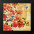 thumbnail image 2 of Nan 12x12 Black Modern Framed Museum Art Print Titled - Spring Fling I, 2 of 5