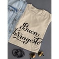 thumbnail image 3 of Buon Ferragosto Lettering T-Shirt Women -Image by Shutterstock, Female Medium, 3 of 4