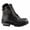Black, variant on Milwaukee Leather Men's Classic Black Leather 8-inch Lace-Up Logger Motorcycle Rider Boots MBM9030 13