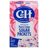 C&H Premium Pure Cane Sugar Packets, 100 Count, 1/8 oz