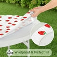thumbnail image 5 of Tablecloth Red Strawberry Pattern Sweet Berry Design Kawaii Fruit Decor for Strawberry Lover, 5 of 7