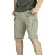 thumbnail image 1 of pstuiky Pantalones cortos deportivos para hombre, Pantalones cortos cargo cómodos con cintura elástica y bolsillos a la moda para hombre, de verano, informales, lisos, 1 of 9