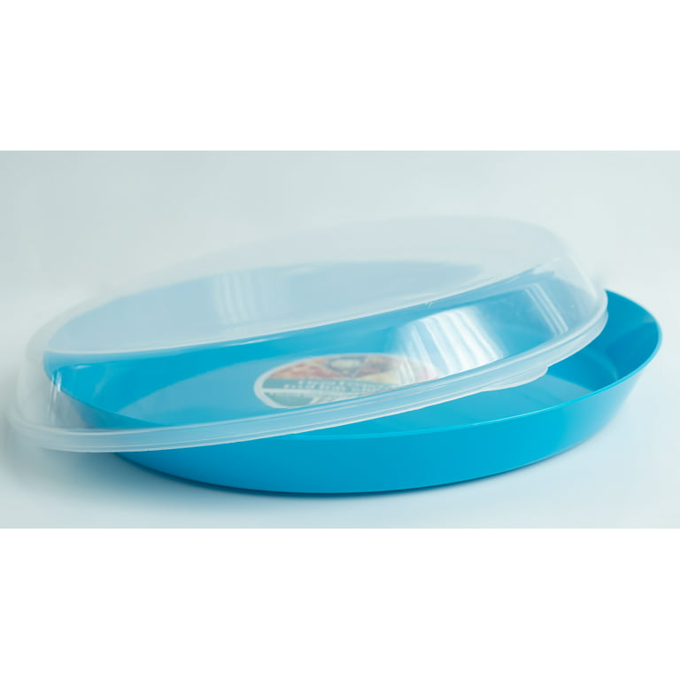 14 inch Round Pizza Keeper (Blue) 