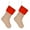 Red, variant on NEXAVKPR 2Pcs Burlap Christmas Stocking for Holiday Decoration Creative Socks Ornament