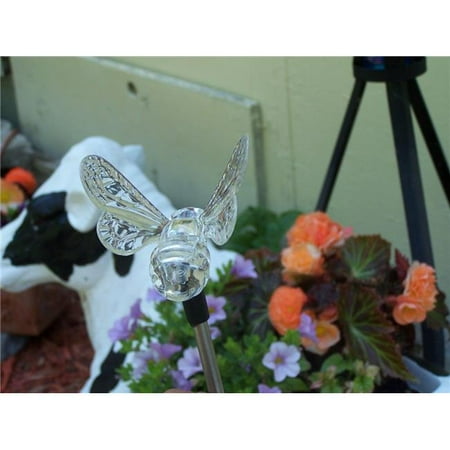 Green Garden Products E2182 Solar Powered Bumble Bee Garden Yard Stake