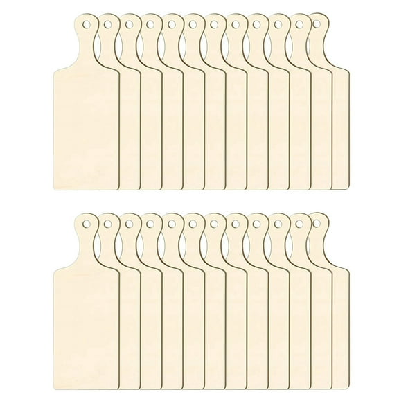 Smooth   Wooden DIY Chopping Board Kitchen Decoration Kitchen Tools 24Pack