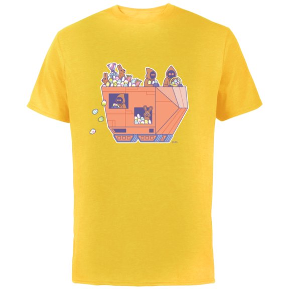 Star Wars Jawas Sandcrawler Easter Egg Hunt - Short Sleeve Cotton T-Shirt for Adults - Customized-Yellow