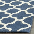 thumbnail image 4 of SAFAVIEH Cambridge Leonard Geometric Wool Runner Rug, Navy/Ivory, 2'6" x 6', 4 of 9