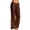 Coffee, variant on Lumtrix Linen Pants Women Drawstring Wide Leg Trousers Straight Casual Pleated Pants Cotton Summer Lounge Pant With Pockets White S