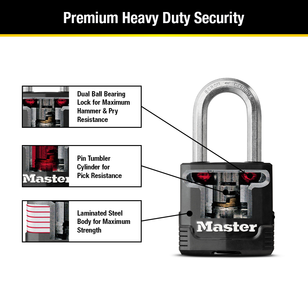 Master Lock Heavy Duty Outdoor Padlock photo 5