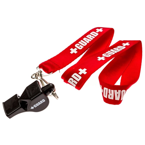 Set de silbato y cordón BLARIX Lifeguard Loudest con estampado