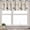 Beige Night Blue Dark Tan/42"W x 12"L (Pack of 2)_style961, variant on Lemons Window Valance, Tropical Citrus Slices Rhythmic Summer Tasty Continuous Pattern, Curtain Valance for Kitchen Bedroom Decor with Rod Pocket, 54" X 18", Emerald Pastel Yellow