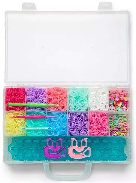 Rainbow Loom Bracelet Boutique, 4000 Bands, 30 Charms, 60 Beads, 7+