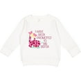 thumbnail image 2 of Inktastic I Have Been Promoted to Big Sister Pink Toddler Sweatshirt, 2 of 4