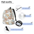 thumbnail image 4 of KLL Lovely Bear Print Travel Laptop Backpack - College Backpack Business Work Bag Nurse Bag Casual Daypack for Weekender Business Hiking -Medium, 4 of 6