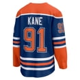 thumbnail image 3 of Men's Fanatics Evander Kane Royal Edmonton Oilers Home Breakaway Player Jersey, 3 of 3