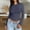 Blue, variant on TINZ Women’s Slim Tops Long Sleeve Round Neck Crop Top Tee Shirt Basic Solid Tight Slim Fit Cropped Shirt Workout Yoga Long Sleeve Shirts Crop Womens Shirt Long Sleeve T Shirt Women Set Shirt Juniors