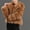 Brown, variant on Womens Winter Coats Sevevn Women Plus Size Winter Warm Loose Stand Collar Hair Plush Jacket Coat