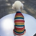 thumbnail image 4 of Popvcly Pet Clothes for Dog Cotton Rainbow Pajamas Puppy Pajama Baby Standards Cat Jumpsuit, L, 4 of 5