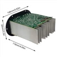 thumbnail image 4 of 2X Tablero del Amplificador de Subwoofer del Coche, Tablero del Amplificador de Graves de Alta Fidelidad de Subwoofer de 500W CC 12V, 4 of 5
