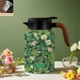 thumbnail image 3 of Vintage Floral Pattern Teapot, Vintage Floral Pattern Tea-Built-In Infuser, Stainless Steel Thermal Carafe with Lid for Hot Drinks (50oz), 3 of 10