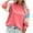 Pink, variant on successthop Plus Size Womens Sweaters Casual Loose Crewneck Tops Lightweight Colorful Stripe Long Sleeve Knitwear Pink