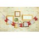 thumbnail image 5 of Banderín navideño Banderas colgantes Elk Santa Banner Bunting Party Decoración de pared DIY Sunnimix Adorno móvil de fieltro, 5 of 6