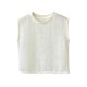 thumbnail image 1 of Casual de Verano Tops Niños sin Mangas Color Sólido Cuello Redondo Hollow-Out Chaleco Respirable Frío Camisas de Malla Niños Uso Diario, 1 of 7