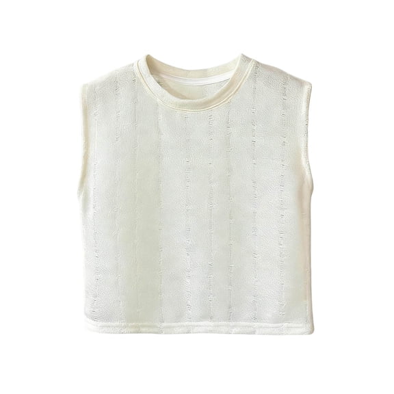hotojiny Toddler Infant Boys Tank Tops Summer Casual Sleeveless Shirts for Newborn Breathable Basic Tees for Daily Wear 6 M-12 T