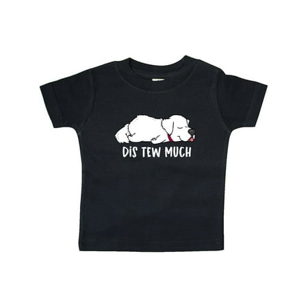 

Inktastic Napping Dis Tew Much Great Pyrenees Gift Baby Boy or Baby Girl T-Shirt