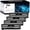 Black, variant on 218X 218 Toner Cartridges No Chip Compatible for 218A W2180A 218X W2180X 218 3301fdw Laserjet 3301fdw 3301cdw 3201dw 3301sdw 3301 3201 Series Printer Black Cyan Yellow Magenta, Pack-4