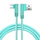 thumbnail image 1 of Methold NUEVO Cable de carga rápida Reemplazo de cable de datos de doble codo para Android Type3 NO3, 1 of 6