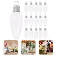 thumbnail image 3 of Contenedores de dulces con forma de bombilla de 20 piezas, adornos para fiesta de Navidad, botellas de dulces de 35ml, 3 of 4
