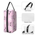 thumbnail image 3 of Goofa Rabbit Face Printed Toiletry Bag with Handle,Large Capacity Travel Makeup Cosmetic Bag for Women, Carry on Airport Airline Compliant Bag, 3 of 9
