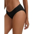 thumbnail image 4 of INSPIRE CHIC 3 Layers Leak Proof Briefs for Women's Cotton Mid-Waisted Elastic Waistband Underwear S Black, 4 of 4