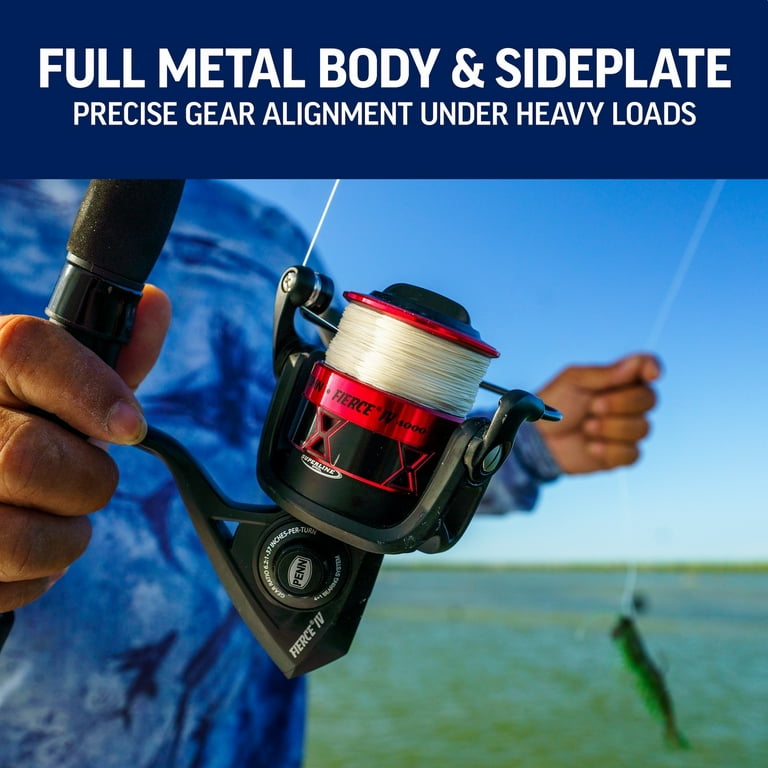 PENN Fierce IV Spinning Reel, 5000 Size Fishing Reel PENN Fierce IV Spinning Reel, 5000 Size Fishing Reel