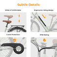thumbnail image 6 of Heybike Cityscape 2.0 Electric Bike for Adults with 1000W Peak Motor, 36V 13AH Removable Battery Ebike, 26" Electric City Commuter Bike for Woman, 7-Speed Bicycles UL2849, 6 of 7