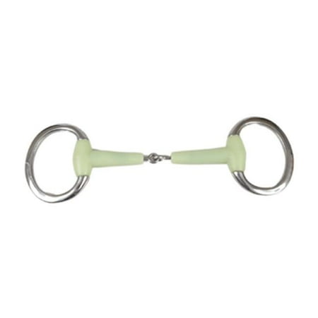 - Jacks 761-5 Apple Jointed Mouth Eggbutt Snaffle Bit - 5 in.