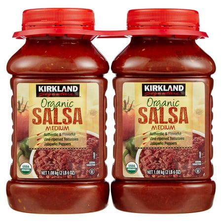 Kirkland Signature Organic Salsa, Medium, 38 oz,