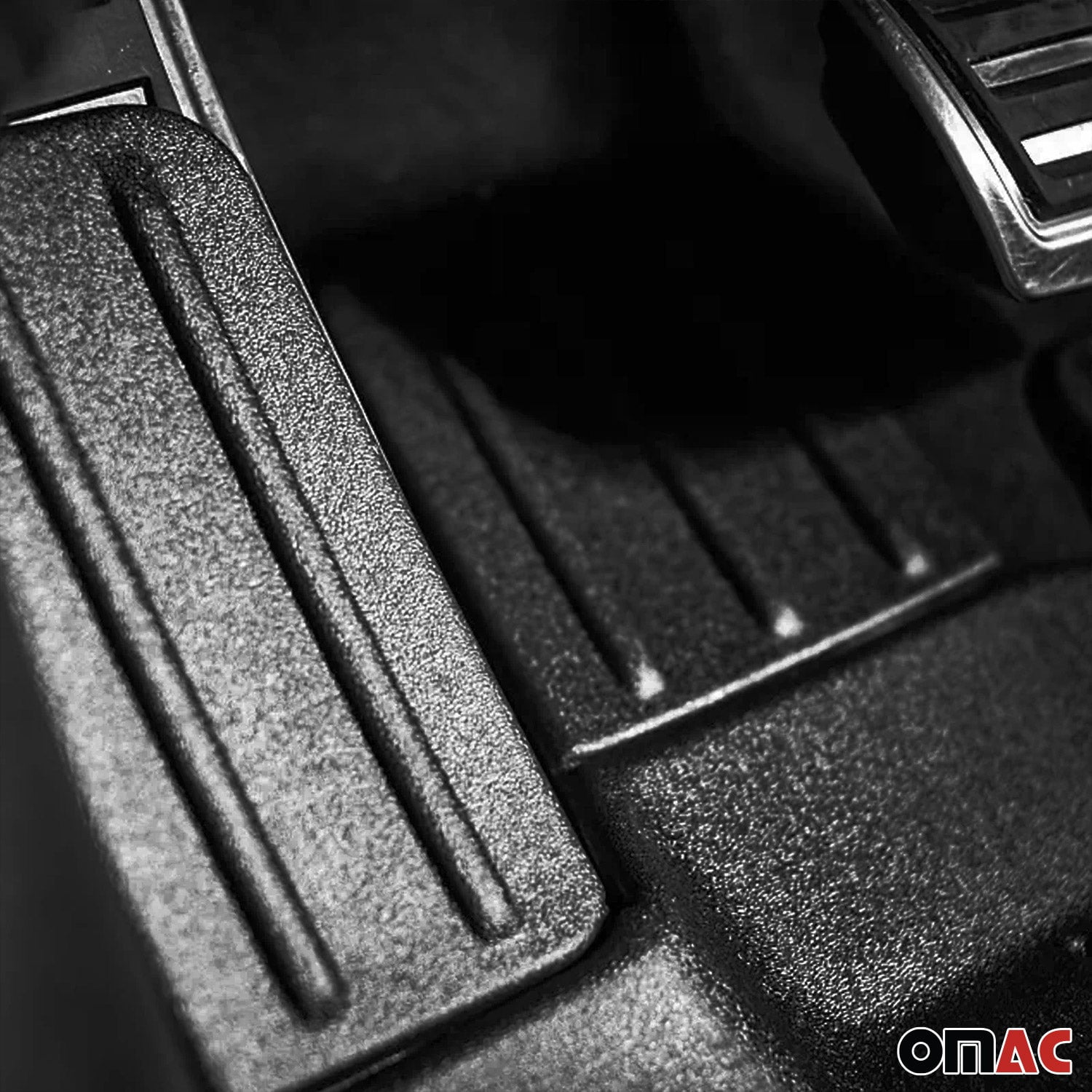 2022-2026 Ford E-Transit Premium Floor Mats Black 1 Pcs